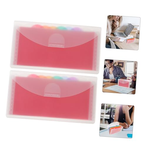 Homoyoyo 2 Stück Mini akkordeon organizer mit Fächern Kunststoff faltmappe für Papierablage Kompakter Dokumentenordner Tragbarer Büro Quittungs organizer Mehrschichtiger Dateiordner für Homoyoyo 2 Stück Mini akkordeon organizer mit Fächern Kunststoff faltmappe für Papierablage Kompakter Dokumentenordner Tragbarer Büro Quittungs organizer Mehrschichtiger Dateiordner für von Homoyoyo
