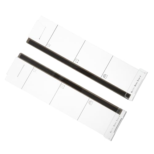 Homoyoyo 2 Stück Monitor memoboard Transparent Acryl Bildschirmseitliche Notiztafel für Computer und PC Büro Organizer Praktisches Nachrichtentafel mit Abgerundeten Kanten Langlebig und Homoyoyo 2 Stück Monitor memoboard Transparent Acryl Bildschirmseitliche Notiztafel für Computer und PC Büro Organizer Praktisches Nachrichtentafel mit Abgerundeten Kanten Langlebig und von Homoyoyo
