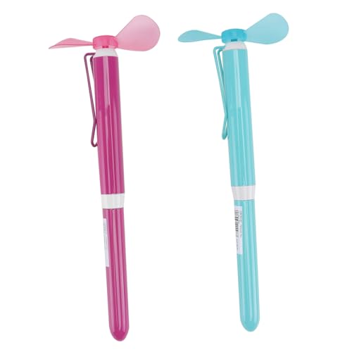 Homoyoyo 2 Stück Multifunktions Kugelschreiber mit Kreative Mini Fan Stifte für Schule und Büro für Notizen Zeichnungen und Homoyoyo 2 Stück Multifunktions Kugelschreiber mit Kreative Mini Fan Stifte für Schule und Büro für Notizen Zeichnungen und von Homoyoyo