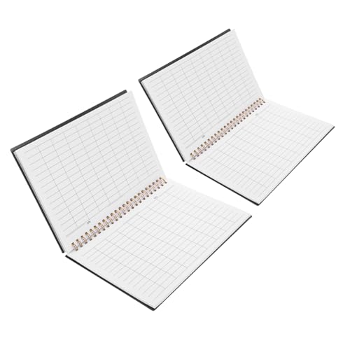 Homoyoyo 2 Stück Notizbuch mit Vertikal und Horizontal Kariert für Buchhaltung Meeting Notizen und Ingenieurarbeiten Leicht und Tragbar von Homoyoyo