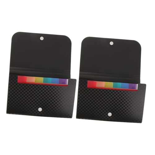 Homoyoyo 2 Stück Ordner Organpaket Organizer Für Büroordner Organisatoren Mini Kleine Ordnertasche Unterlagen Kleiner Dokumentenordner Kleiner Aktenorganisator Farbig Taschenordner Datei Pp von Homoyoyo