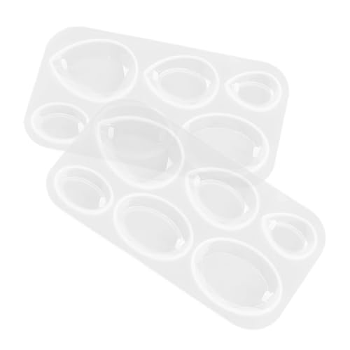 Homoyoyo 2 Stück Ovaler Anhänger Gießform für Epoxidharz Diy Ohrschmuck Schlüsselanhänger und Mehr Bastelwerkzeug für Einzigartige Schmuckstücke Homoyoyo 2 Stück Ovaler Anhänger Gießform für Epoxidharz Diy Ohrschmuck Schlüsselanhänger und Mehr Bastelwerkzeug für Einzigartige Schmuckstücke von Homoyoyo