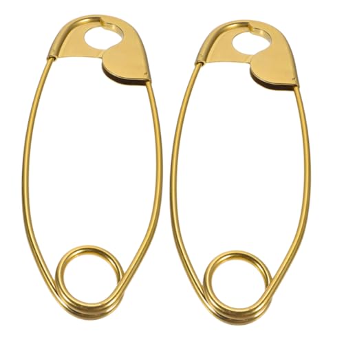 Homoyoyo 2 Stück Oversized Sicherheitsnadeln Jumbo Sicherheitsnadeln für Handtaschen Kreative Taschenhenkel und Bekleidungsaccessoires Vielseitig Einsetzbar und Gestaltet von Homoyoyo