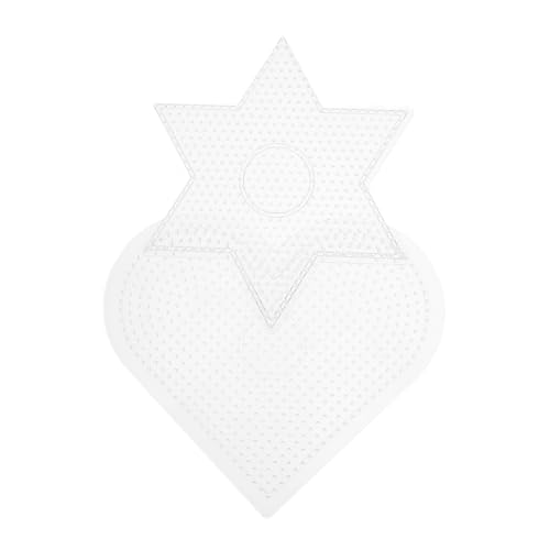 Homoyoyo 2 Stück Pegboards für Bügelperlen Klare Plastik Bastelvorlagen für Kreative Diy Projekte Großem Hexagon und für Erwachsene Homoyoyo 2 Stück Pegboards für Bügelperlen Klare Plastik Bastelvorlagen für Kreative Diy Projekte Großem Hexagon und für Erwachsene von Homoyoyo