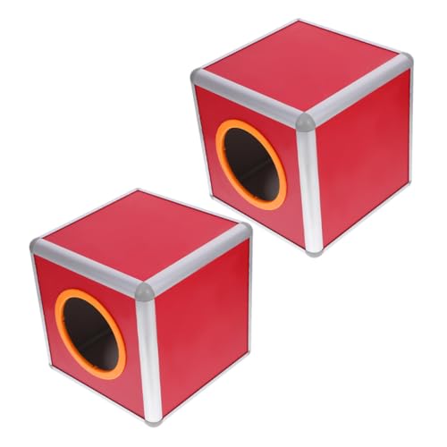 Homoyoyo 2 Stück Roter Aufbewahrungsbehälter, 20 Cm, Quadratisch, Tombola Mit Aluminiumkanten, Karten-wahlurne Für Party, Wahlvorschlag, Sammlung, Jahrestagung, Fundraising Homoyoyo 2 Stück Roter Aufbewahrungsbehälter, 20 Cm, Quadratisch, Tombola Mit Aluminiumkanten, Karten-wahlurne Für Party, Wahlvorschlag, Sammlung, Jahrestagung, Fundraising von Homoyoyo