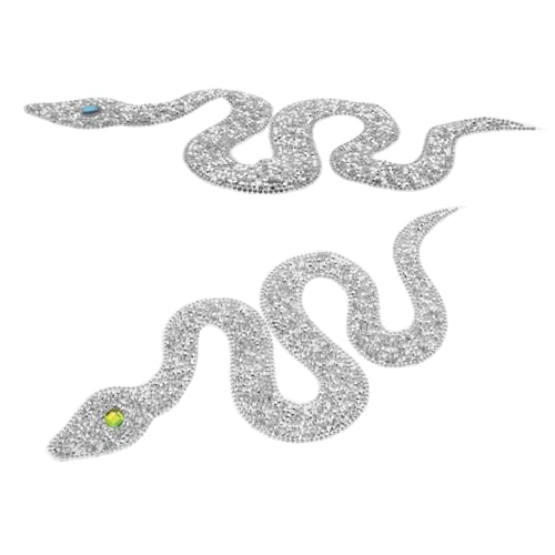 Homoyoyo 2 Stück Schlangenförmige Strass Aufnäher Diy Glitzer Hotfix Applikationen für Kleidung Hüte und Taschen Langlebig und Einfach Anzubringen Homoyoyo 2 Stück Schlangenförmige Strass Aufnäher Diy Glitzer Hotfix Applikationen für Kleidung Hüte und Taschen Langlebig und Einfach Anzubringen von Homoyoyo