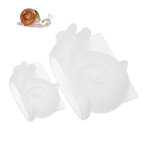 Homoyoyo 2 Stück Schnecke-Ornament-Form für wiederverwendbare Formen Hülse geformt Form in Tierform werkzeug Dekorationsform in Schneckenform Gießform aus Silikon Kieselgel Homoyoyo 2 Stück Schnecke-Ornament-Form für wiederverwendbare Formen Hülse geformt Form in Tierform werkzeug Dekorationsform in Schneckenform Gießform aus Silikon Kieselgel von Homoyoyo