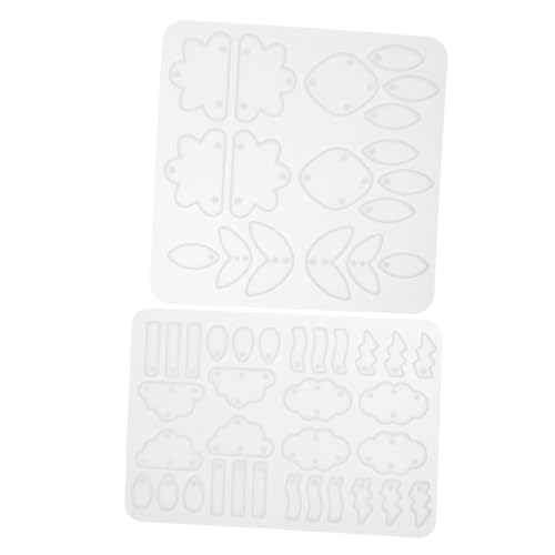 Homoyoyo 2 Stück Silikon Schmuckmoulds für Epoxidharz und Wolkenform Ohrringe und Anhänger für Diy Schmuckherstellung Homoyoyo 2 Stück Silikon Schmuckmoulds für Epoxidharz und Wolkenform Ohrringe und Anhänger für Diy Schmuckherstellung von Homoyoyo