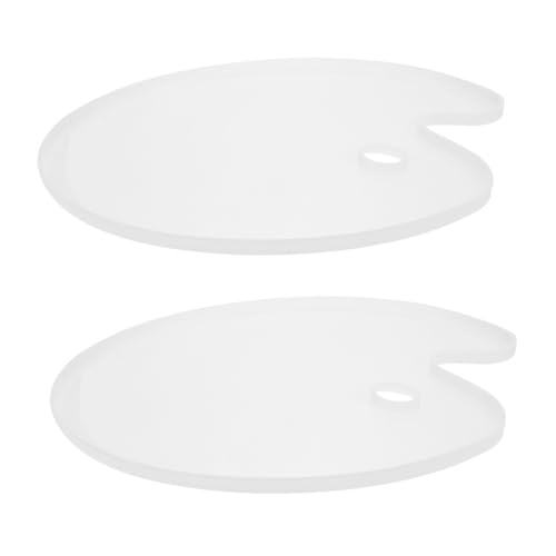 Homoyoyo 2 Stück Silikonform DIY Gießform Flexibel Elastisch Langlebig für Epoxidharz Harz Schmuck Basteln Kunstvoll Gestaltetes Tablett mit Kante für Handwerk und Dekoration von Homoyoyo