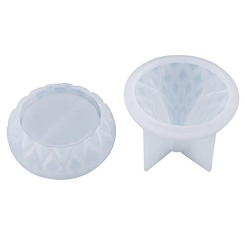 Homoyoyo 2 Stück Silikonform DIY Tropfenförmige Aufbewahrungsbox Gießform Silikonbehälter Bastelset Teilig Elastisch Reißfest Wiederverwendbar Für Kunstharz Gießen Schmuck Dekoration von Homoyoyo