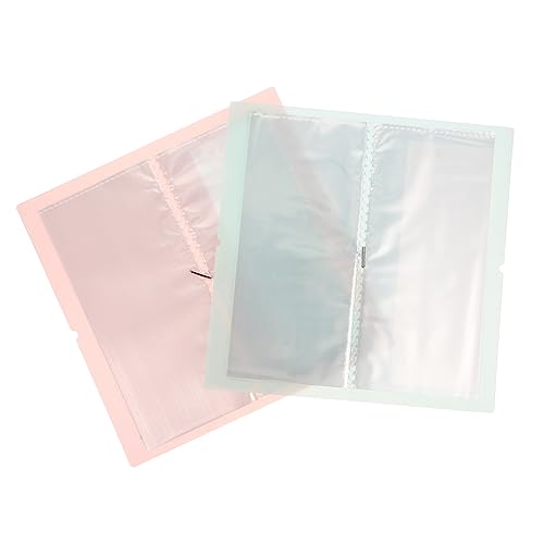 Homoyoyo 2 Stück Sticker Organizer Teilig Großes Aufbewahrungsalbum für Aufkleber und Fotos Transparenter Sammelordner in Pastellfarben Robust Leicht und Tragbar zum Sortieren und Schützen Homoyoyo 2 Stück Sticker Organizer Teilig Großes Aufbewahrungsalbum für Aufkleber und Fotos Transparenter Sammelordner in Pastellfarben Robust Leicht und Tragbar zum Sortieren und Schützen von Homoyoyo
