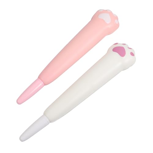 Homoyoyo 2 Stück Stressabbau Kugelschreiber Cartoon Gelstifte mit Weichem Squeeze Toy für Schüler Leichter Glatter Schreibkomfort Niedliches Design mit Weißem und Pinkem Katzenpfoten motiv Homoyoyo 2 Stück Stressabbau Kugelschreiber Cartoon Gelstifte mit Weichem Squeeze Toy für Schüler Leichter Glatter Schreibkomfort Niedliches Design mit Weißem und Pinkem Katzenpfoten motiv von Homoyoyo