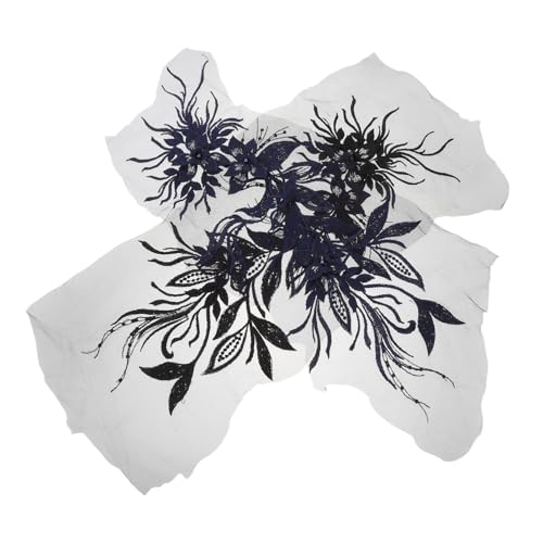 Homoyoyo 2 Stück Teiliges Bestickte Blumen-spitzenapplikationen Leichte Flexible Blütenstickerei zum Aufnähen Brautkleider Elegante Blumenverzierungen für Hochzeitskleider Homoyoyo 2 Stück Teiliges Bestickte Blumen-spitzenapplikationen Leichte Flexible Blütenstickerei zum Aufnähen Brautkleider Elegante Blumenverzierungen für Hochzeitskleider von Homoyoyo