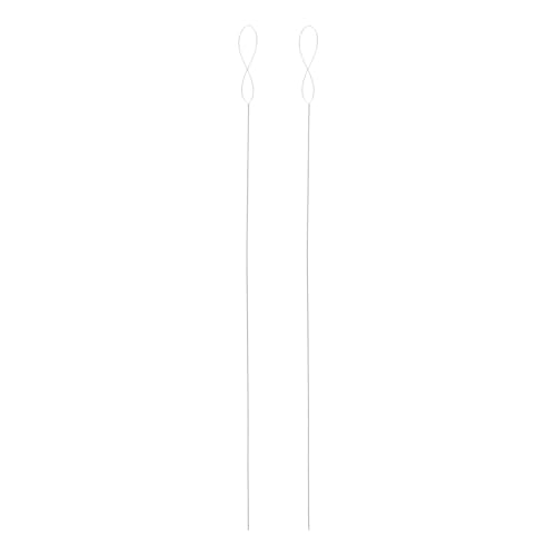 Homoyoyo 2 Stück Teiliges DIY Dünne Superfine Nadeln Feine Sticknadeln zum Auffädeln Kleiner Perlen Werkzeug für Schmuckherstellung und Handarbeiten von Homoyoyo