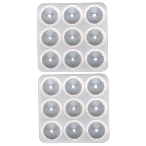 Homoyoyo 2 Stück Teiliges DIY Silikonform für Schmuckherstellung Runde Anhängerform für Halsketten Flexible Epoxidharz Gießform Leicht zu Bedienen für Bastelarbeiten und Personalisierte Homoyoyo 2 Stück Teiliges DIY Silikonform für Schmuckherstellung Runde Anhängerform für Halsketten Flexible Epoxidharz Gießform Leicht zu Bedienen für Bastelarbeiten und Personalisierte von Homoyoyo