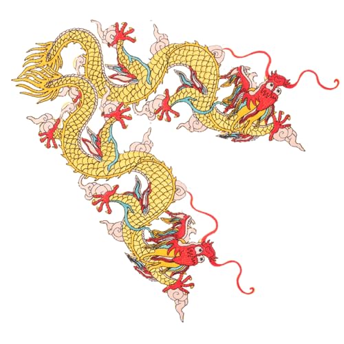 Homoyoyo 2 Stück Teiliges Diy Dragon Design Patch Kleine Dekorative Aufnäher für Jacken und Hüte zum Abdecken von Löchern für Kreative Projekte von Homoyoyo