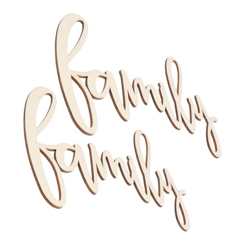 Homoyoyo 2 Stück Teiliges Holz Familienbuchstaben Beige DIY Wanddekoration Hängende Holzschilder Rustikale Schriftzüge für Wohnraum Party und Persönliche Gestaltung Homoyoyo 2 Stück Teiliges Holz Familienbuchstaben Beige DIY Wanddekoration Hängende Holzschilder Rustikale Schriftzüge für Wohnraum Party und Persönliche Gestaltung von Homoyoyo
