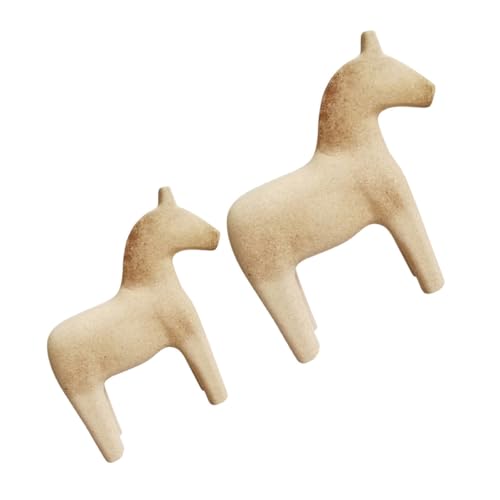 Homoyoyo 2 Stück Teiliges Holz Pferde Ornament DIY Blanko Figuren zum Bemalen Kreative Bastelideen für Handgefertigte Holzpferde Deko Sicher und Langlebig Geeignet für Familienaktivitäten Homoyoyo 2 Stück Teiliges Holz Pferde Ornament DIY Blanko Figuren zum Bemalen Kreative Bastelideen für Handgefertigte Holzpferde Deko Sicher und Langlebig Geeignet für Familienaktivitäten von Homoyoyo
