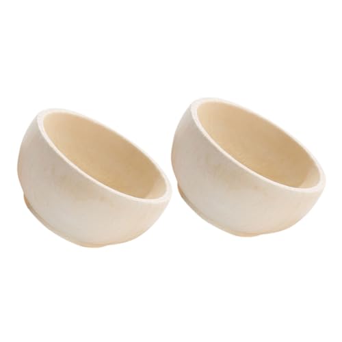 Homoyoyo 2 Stück Teiliges Kleine Holzschalen Naturbelassen DIY Holzspielzeug zum Bemalen Kreative Holzdekoration für Bastelprojekte Handgefertigt Holzhandwerk Homoyoyo 2 Stück Teiliges Kleine Holzschalen Naturbelassen DIY Holzspielzeug zum Bemalen Kreative Holzdekoration für Bastelprojekte Handgefertigt Holzhandwerk von Homoyoyo