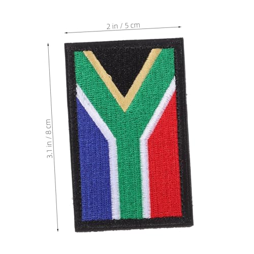 Homoyoyo 2 Stück Teiliges Kleine Südafrika Flagge Aufnäher Besticktes Patch zum Aufnähen für Kleidung Rucksäcke und Accessoires Vielseitig für Sport Feierlichkeiten und Alltag Geeignet Homoyoyo 2 Stück Teiliges Kleine Südafrika Flagge Aufnäher Besticktes Patch zum Aufnähen für Kleidung Rucksäcke und Accessoires Vielseitig für Sport Feierlichkeiten und Alltag Geeignet von Homoyoyo