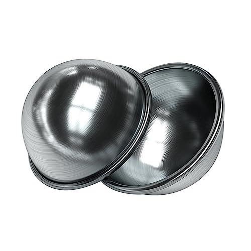 Homoyoyo 2 Stück Teiliges Metall Badekugel Formset für DIY Badekugeln Seifen und Mehr Ergonomisches Design Vielseitig Einsetzbar für Mousse von Homoyoyo