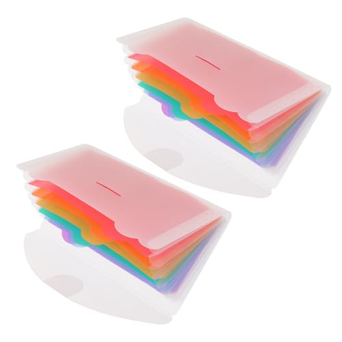 Homoyoyo 2 Stück Teiliges Mini Akkordeon organizer aus Robustem Kunststoff Kompakter Dokumenten Quittungsordner Leichter Tragbarer Mehrlagen mappe für Geldscheine und Wichtige Papiere Homoyoyo 2 Stück Teiliges Mini Akkordeon organizer aus Robustem Kunststoff Kompakter Dokumenten Quittungsordner Leichter Tragbarer Mehrlagen mappe für Geldscheine und Wichtige Papiere von Homoyoyo