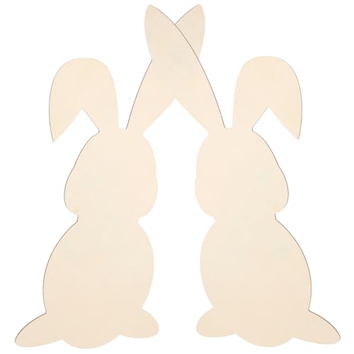Homoyoyo 2 Stück Teiliges Osterhasen Holzset zum Basteln Unbemalte DIY Holzfiguren für Frühlingsdekoration Kleine Holzscheiben für Malen und Kreative Wohnaccessoires Homoyoyo 2 Stück Teiliges Osterhasen Holzset zum Basteln Unbemalte DIY Holzfiguren für Frühlingsdekoration Kleine Holzscheiben für Malen und Kreative Wohnaccessoires von Homoyoyo