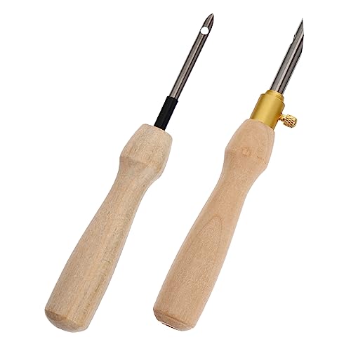 Homoyoyo 2 Stück Teiliges Punch Needle Stickerei mit Verstellbaren Edelstahlspitzen und Holzgriff Einfach zu Bedienen für Anfänger und Erwachsene DIY Stickwerkzeug für Handwerk Homoyoyo 2 Stück Teiliges Punch Needle Stickerei mit Verstellbaren Edelstahlspitzen und Holzgriff Einfach zu Bedienen für Anfänger und Erwachsene DIY Stickwerkzeug für Handwerk von Homoyoyo