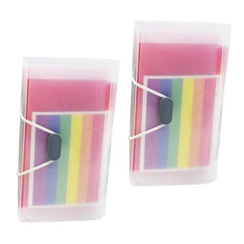 Homoyoyo 2 Stück Teiliges Rainbow Ticket Holder mit Fächern Kunststoff Fächermappe Kompakter Organizer für Rechnungen und Wichtige Dokumente Tragbar Strapazierfähig für Büro und Zuhause Homoyoyo 2 Stück Teiliges Rainbow Ticket Holder mit Fächern Kunststoff Fächermappe Kompakter Organizer für Rechnungen und Wichtige Dokumente Tragbar Strapazierfähig für Büro und Zuhause von Homoyoyo