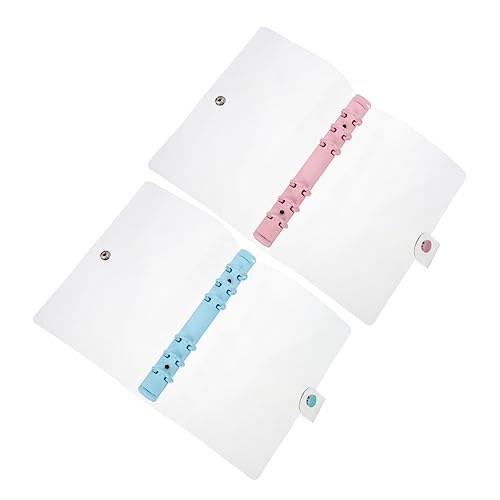Homoyoyo 2 Stück Teiliges Ringbuch Hülle Transparent Ringordner Nachfüllbar Leicht Robust Büro Organizer für Dokumente Dateiordner in Himmelblau Kirschblütenrosa Homoyoyo 2 Stück Teiliges Ringbuch Hülle Transparent Ringordner Nachfüllbar Leicht Robust Büro Organizer für Dokumente Dateiordner in Himmelblau Kirschblütenrosa von Homoyoyo