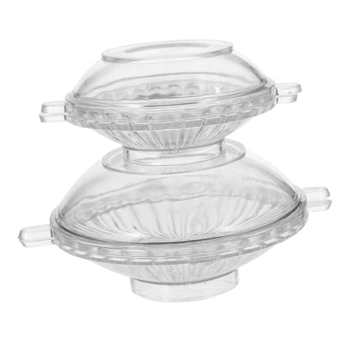Homoyoyo 2 Stück Teiliges Schwimmende Kerzenform Kunststoff DIY Kerzengießform Transparent Robust Sicher für Handgemachte Kerzen Bastelbedarf Geschenkidee von Homoyoyo