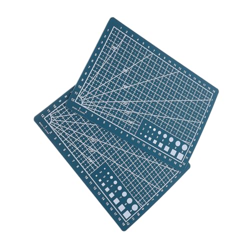 Homoyoyo 2 Stück Teiliges Selbstheilende Schneidematte Doppelseitige Bastelunterlage für Präzisionsschnitt Handwerk DIY Projekte Langlebig und Robust Grün von Homoyoyo