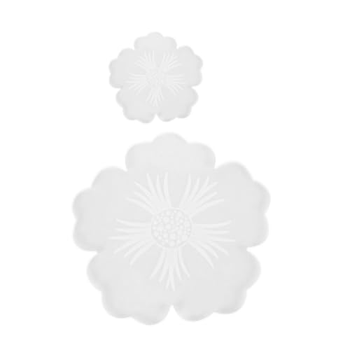 Homoyoyo 2 Stück Teiliges Silikon Epoxidharz Gießform mit Blumenmotiv Wiederverwendbar Flexibel für Untersetzer und Obsttablett Kompatibel mit Verschiedenen Harzarten DIY Bastelbedarf Homoyoyo 2 Stück Teiliges Silikon Epoxidharz Gießform mit Blumenmotiv Wiederverwendbar Flexibel für Untersetzer und Obsttablett Kompatibel mit Verschiedenen Harzarten DIY Bastelbedarf von Homoyoyo