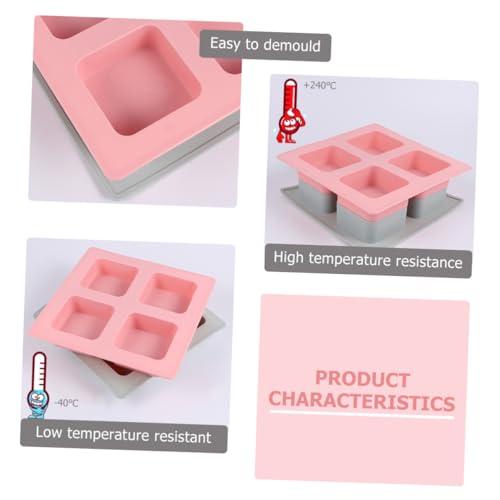 Homoyoyo 2 Stück Teiliges Silikon Seifenform mit Kavitäten Flexible Antihaftbeschichtete DIY Seifen Kuchenformen in Blau und Rosa Lebensmittelecht für Handgemachte Seifen Desserts Pudding Homoyoyo 2 Stück Teiliges Silikon Seifenform mit Kavitäten Flexible Antihaftbeschichtete DIY Seifen Kuchenformen in Blau und Rosa Lebensmittelecht für Handgemachte Seifen Desserts Pudding von Homoyoyo