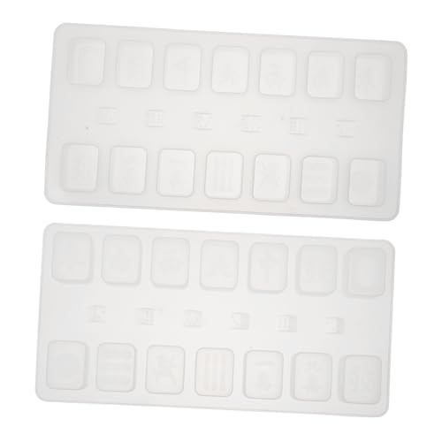 Homoyoyo 2 Stück Teiliges Silikon mahjong gießform Langlebig und Flexibel für DIY Epoxidharz kunsthandwerk nicht Klebend Leicht zu Reinigen für Kreative Mahjong Zufällige Farbe Homoyoyo 2 Stück Teiliges Silikon mahjong gießform Langlebig und Flexibel für DIY Epoxidharz kunsthandwerk nicht Klebend Leicht zu Reinigen für Kreative Mahjong Zufällige Farbe von Homoyoyo