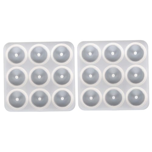 Homoyoyo 2 Stück Teiliges Silikonform für DIY Schmuckherstellung Anhänger Gießform für und Armbänder Flexible und Langlebige Epoxidharz Gießformen für Kreative Bastelprojekte von Homoyoyo