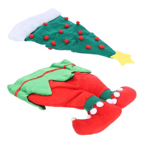 Homoyoyo 2 Stück Teiliges Weihnachtsmützen Kreative Party Deko mit Clown und Weihnachtsbaum Hut Leicht Atmungsaktiv Hautfreundlich für Erwachsene und Weihnachtsfeier Kostüm Homoyoyo 2 Stück Teiliges Weihnachtsmützen Kreative Party Deko mit Clown und Weihnachtsbaum Hut Leicht Atmungsaktiv Hautfreundlich für Erwachsene und Weihnachtsfeier Kostüm von Homoyoyo