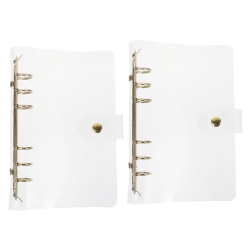 Homoyoyo 2 Stück Transparente PVC Ringbuchhüllen Gold Wiederverwendbare Flexible Organizer Cover für Notizbücher Langlebige Dokumentenmappe für Büro und Reise Homoyoyo 2 Stück Transparente PVC Ringbuchhüllen Gold Wiederverwendbare Flexible Organizer Cover für Notizbücher Langlebige Dokumentenmappe für Büro und Reise von Homoyoyo