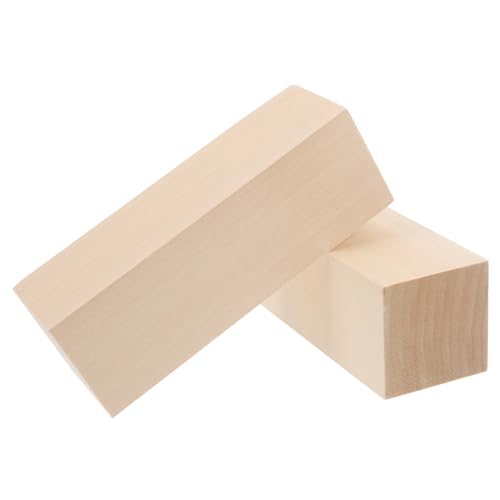 Homoyoyo 2 Stück Unbehandelte Holzblöcke Balsaholz für Diy Schnitz und Bastelprojekte für Handwerksarbeiten und Holzschnitzerei Homoyoyo 2 Stück Unbehandelte Holzblöcke Balsaholz für Diy Schnitz und Bastelprojekte für Handwerksarbeiten und Holzschnitzerei von Homoyoyo