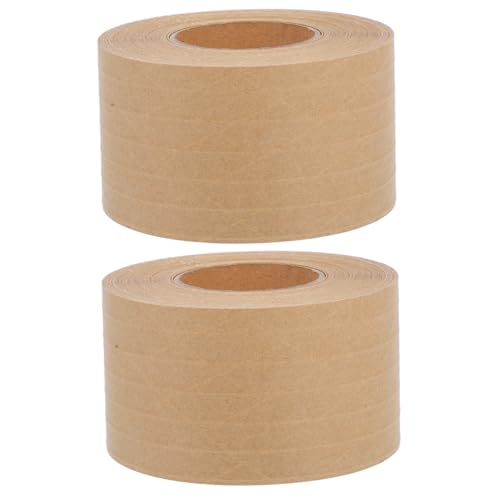 Homoyoyo 2 Stück Wasseraktiviertes Kraftpapierband Verstärktes Gummiband für Sicheres Verpacken Versiegeln von Kartons Yards Vielseitig Einsetzbar Homoyoyo 2 Stück Wasseraktiviertes Kraftpapierband Verstärktes Gummiband für Sicheres Verpacken Versiegeln von Kartons Yards Vielseitig Einsetzbar von Homoyoyo