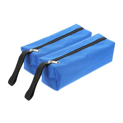 Homoyoyo 2 Stück Werkzeugtasche Oxford Kleine Tragbare Werkzeugtaschen mit Reißverschluss Robust Verschleißfest Vielseitig für Schraubendreher Zangen Schraubenschlüssel Praktische von Homoyoyo