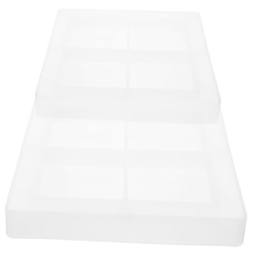Homoyoyo 2 Stück Wiederverwendbare Quadratische Form für Diy Epoxidharz Handwerke für Kreative Projekte und Einzigartige Dekorationen von Homoyoyo