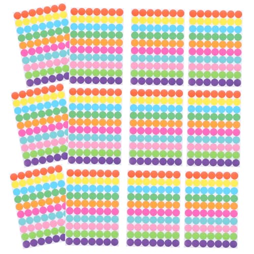 Homoyoyo 20 Blatt Aufkleber Selbstklebend Farbpunkte Etiketten Vielseitige Klebepunkte zum Markieren Organisieren Basteln für Zuhause Büro Kindergarten Homoyoyo 20 Blatt Aufkleber Selbstklebend Farbpunkte Etiketten Vielseitige Klebepunkte zum Markieren Organisieren Basteln für Zuhause Büro Kindergarten von Homoyoyo