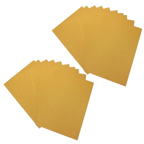Homoyoyo 20 Blatt Glitzer Karton Papier Glitter Cardstock Bastelpapier für DIY Bastelmaterial Kinderhandwerk Geschenkdekoration Schule und Party von Homoyoyo