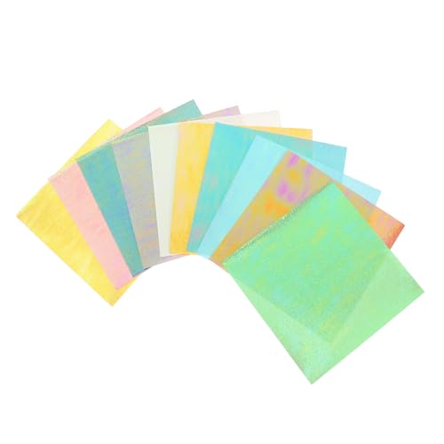 Homoyoyo 20 Blatt Perlmutt Origami Papier Schimmerndes Quadratisches Bastelpapier mit Glitzereffekt Farbiges Faltpapier für DIY Bastelset für Scrapbooking und Handgefertigte Projekte Homoyoyo 20 Blatt Perlmutt Origami Papier Schimmerndes Quadratisches Bastelpapier mit Glitzereffekt Farbiges Faltpapier für DIY Bastelset für Scrapbooking und Handgefertigte Projekte von Homoyoyo