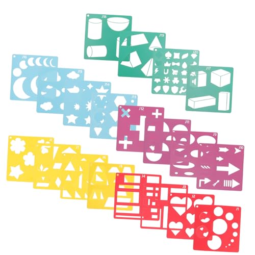 Homoyoyo 20 Blatt Teiliges DIY Malvorlagen aus Langlebigem Geruchslosem Pet für Wiederverwendbare Graffiti und Scrapbook Schablonen Vielseitig Einsetzbar für Wandmalerei Geschenke und Homoyoyo 20 Blatt Teiliges DIY Malvorlagen aus Langlebigem Geruchslosem Pet für Wiederverwendbare Graffiti und Scrapbook Schablonen Vielseitig Einsetzbar für Wandmalerei Geschenke und von Homoyoyo
