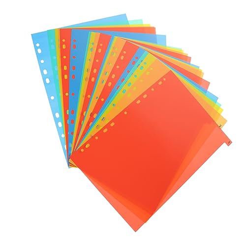 Homoyoyo 20 Blatt Teiliges Kunststoff Register mit Tabs Farbige Trennblätter für Ordner Vielseitige Akten und Schulmappe Robuste Trennstreifen für Büro und Studium Leicht und Homoyoyo 20 Blatt Teiliges Kunststoff Register mit Tabs Farbige Trennblätter für Ordner Vielseitige Akten und Schulmappe Robuste Trennstreifen für Büro und Studium Leicht und von Homoyoyo