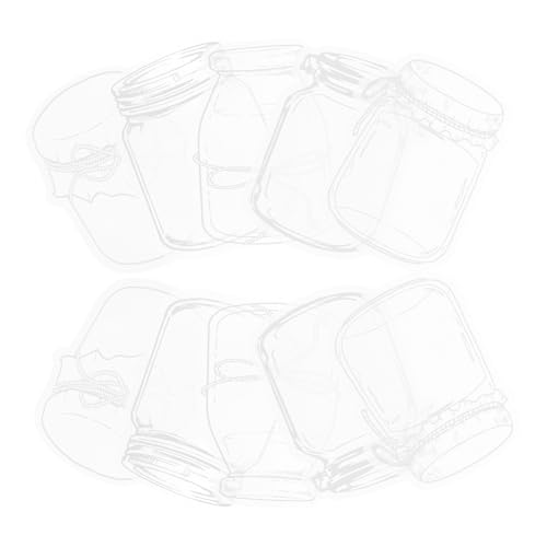 Homoyoyo 20 Blatt Transparente Pet Lesezeichen mit Getrockneten Blumen Selbstklebend Handgemacht Kreative Bastelidee Klare DIY Lesezeichen für Schuldekor und Geschenkideen von Homoyoyo