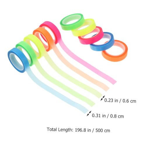 Homoyoyo 20 Rollen Transparente Haftmarker Klebeband Wasserfest Selbstklebend Multifunktional für Büro Schule Notizen und Markierungen Handlich Praktisch Homoyoyo 20 Rollen Transparente Haftmarker Klebeband Wasserfest Selbstklebend Multifunktional für Büro Schule Notizen und Markierungen Handlich Praktisch von Homoyoyo