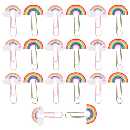 Homoyoyo 20 Stück Bunte Regenbogen Büroklammern Teiliges aus Kreativen Einzigartigen Papierclips für Büro Schule und Zuhause Organisieren von Dokumenten Präsentation von Fotos Homoyoyo 20 Stück Bunte Regenbogen Büroklammern Teiliges aus Kreativen Einzigartigen Papierclips für Büro Schule und Zuhause Organisieren von Dokumenten Präsentation von Fotos von Homoyoyo